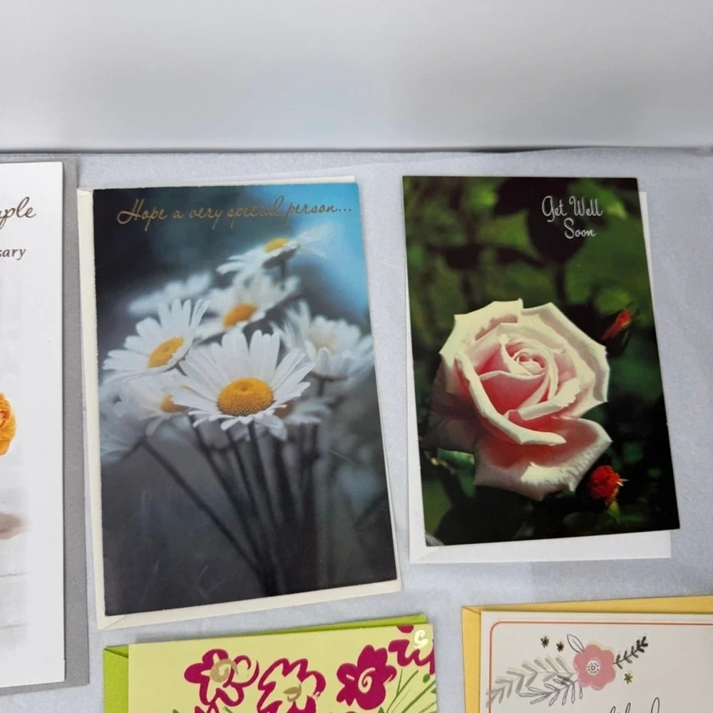 Greeting Cards Mixed LOT Floral Multi-Occasion Assorted Stationery Ephemera